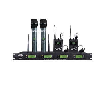 4 CHS UHF Adjustable Multichannel Wireless Series