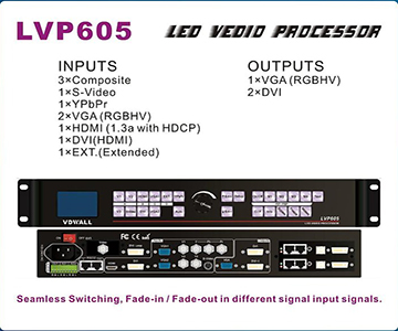 LED HD video processor -LVP605