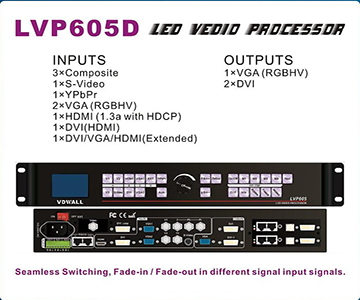 LED HD video processor -LVP605D