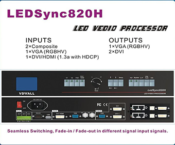 LED HD video processor -LVP820H
